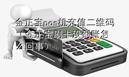 金正宝pos机充值二维码（金正宝刷卡没到账怎么回事）