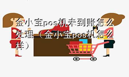 金小宝pos机未到账怎么处理(金小宝pos机怎么样)