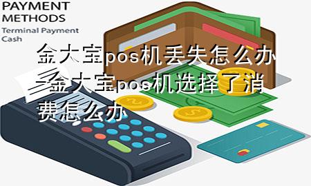 金大宝pos机丢失怎么办-金大宝pos机选择了消费怎么办