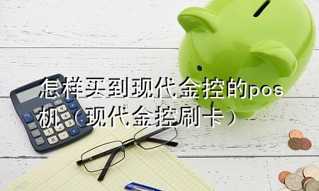 怎样买到现代金控的pos机(现代金控刷卡)