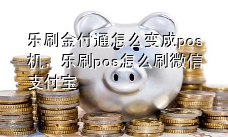 乐刷金付通怎么变成pos机,乐刷pos怎么刷微信支付宝