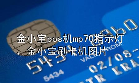 金小宝pos机mp70指示灯，金小宝刷卡机图片