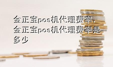 金正宝pos机代理费率，金正宝pos机代理费率是多少