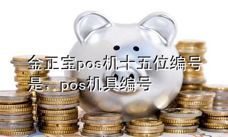 金正宝pos机十五位编号是，pos机具编号