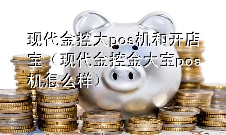 现代金控大pos机和开店宝（现代金控金大宝pos机怎么样）
