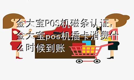 金大宝POS机磁条认证,金大宝pos机插卡消费什么时候到账