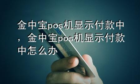 金中宝pos机显示付款中,金中宝pos机显示付款中怎么办