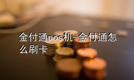 金付通pos机-金付通怎么刷卡