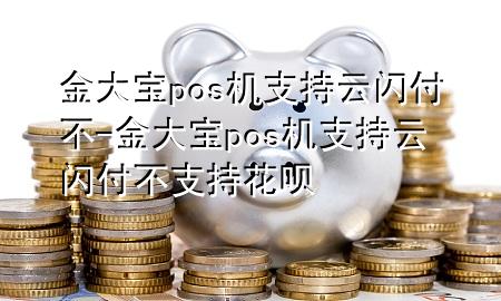 金大宝pos机支持云闪付不-金大宝pos机支持云闪付不支持花呗