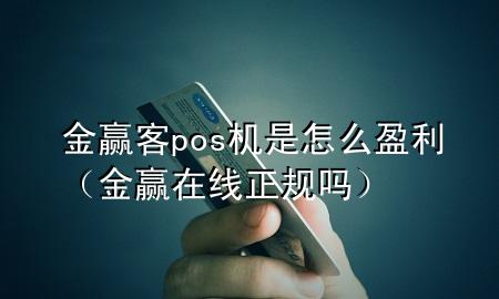 金赢客pos机是怎么盈利(金赢在线正规吗)