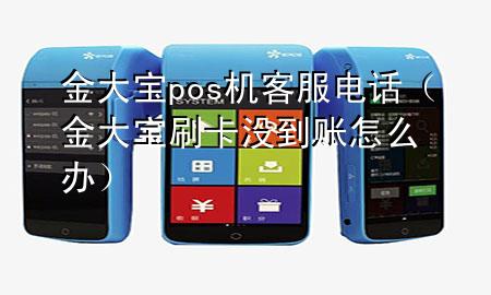 金大宝pos机客服电话(金大宝刷卡没到账怎么办)