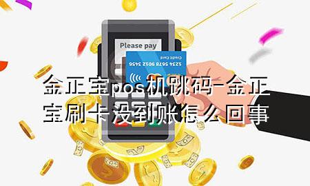 金正宝pos机跳码-金正宝刷卡没到账怎么回事