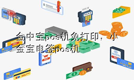 金中宝pos机免打印,小金宝电签pos机