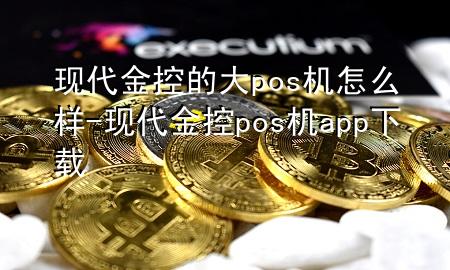 现代金控的大pos机怎么样-现代金控pos机app下载