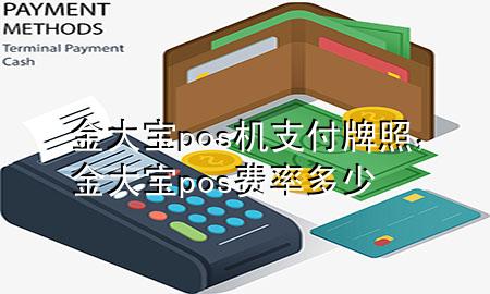 金大宝pos机支付牌照，金大宝pos费率多少