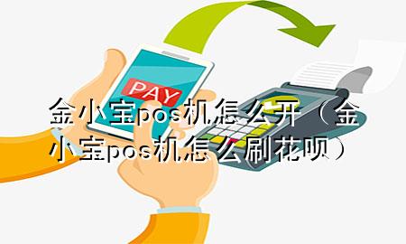 金小宝pos机怎么开(金小宝pos机怎么刷花呗)