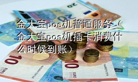 金大宝pos机普通服务(金大宝pos机插卡消费什么时候到账)