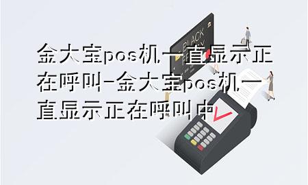 金大宝pos机一直显示正在呼叫-金大宝pos机一直显示正在呼叫中