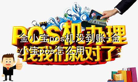 金小宝pos机没到账-金小宝pos怎么用