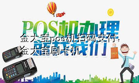 金大宝pos机扫码支付,金大宝刷卡机