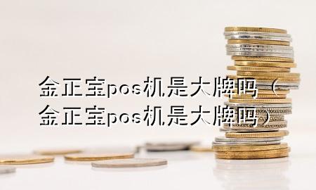 金正宝pos机是大牌吗(金正宝pos机是大牌吗)