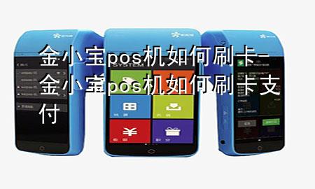 金小宝pos机如何刷卡-金小宝pos机如何刷卡支付