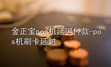金正宝pos机延迟付款-pos机刷卡延时
