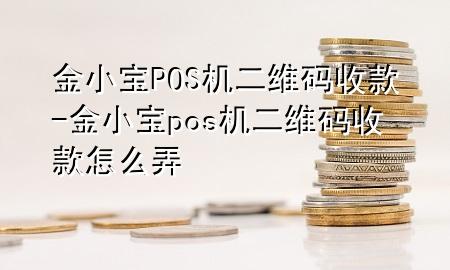 金小宝POS机二维码收款-金小宝pos机二维码收款怎么弄