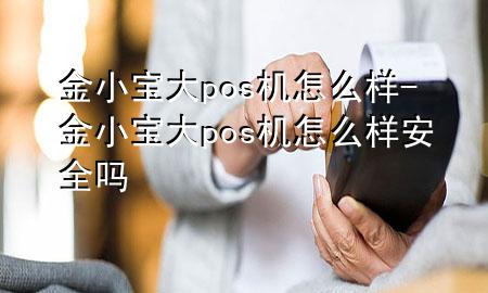 金小宝大pos机怎么样-金小宝大pos机怎么样安全吗