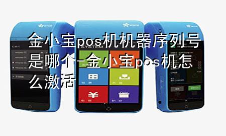金小宝pos机机器序列号是哪个-金小宝pos机怎么激活