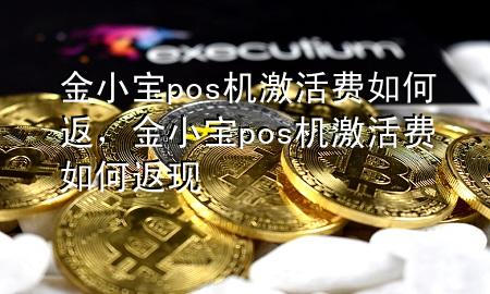 金小宝pos机激活费如何返,金小宝pos机激活费如何返现