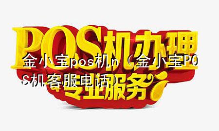 金小宝pos机n(金小宝POS机客服电话)