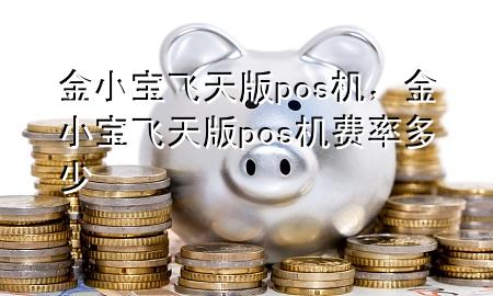 金小宝飞天版pos机,金小宝飞天版pos机费率多少