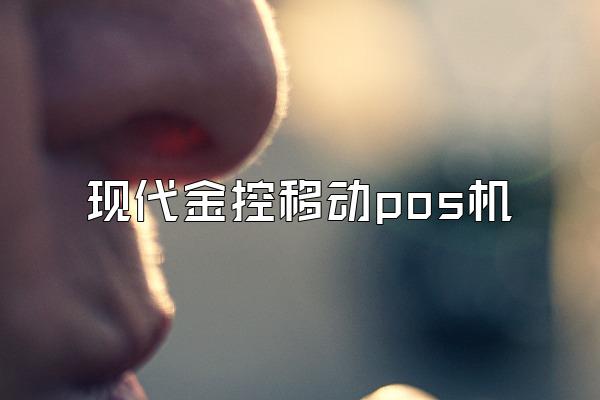 现代金控移动pos机