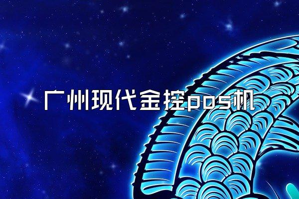 广州现代金控pos机