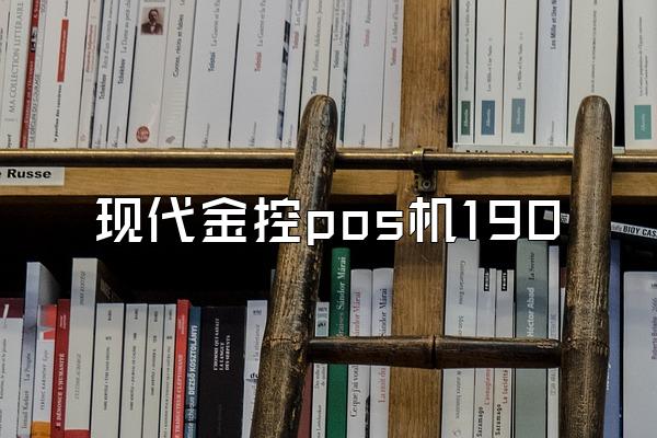 现代金控pos机190
