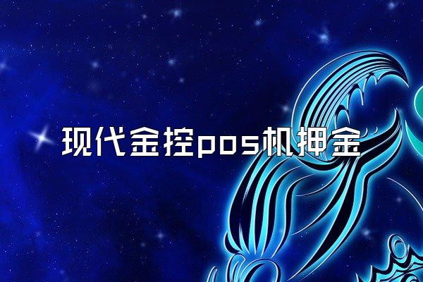 现代金控pos机押金
