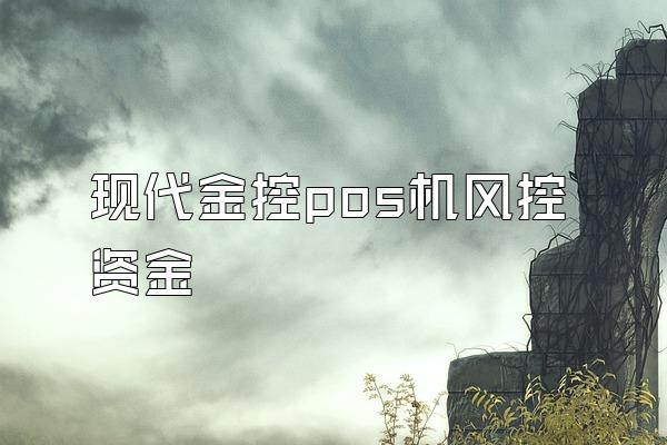 现代金控pos机风控资金
